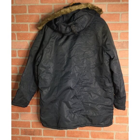 Vintage Anderson Little Arctic Parka Winter Snow Flying Jacket Hooded Pockets Me - Picture 5 of 9